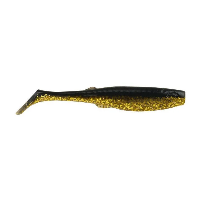 Berkley Gulp Paddleshad 6" Black Gold Qty 3