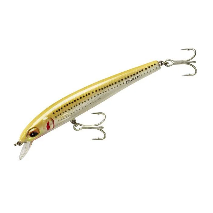 Bomber Saltwater Grade Long Shot 6" Pearl/Yellow