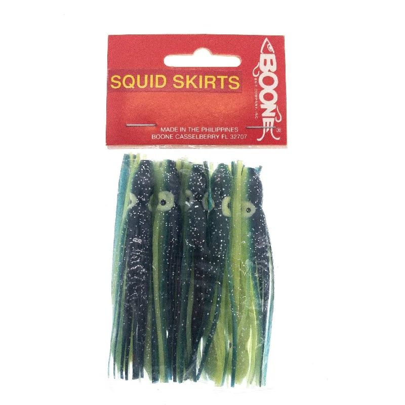 BOONE 3 1/2in SQUID SKIRT DARK GREEN CHART