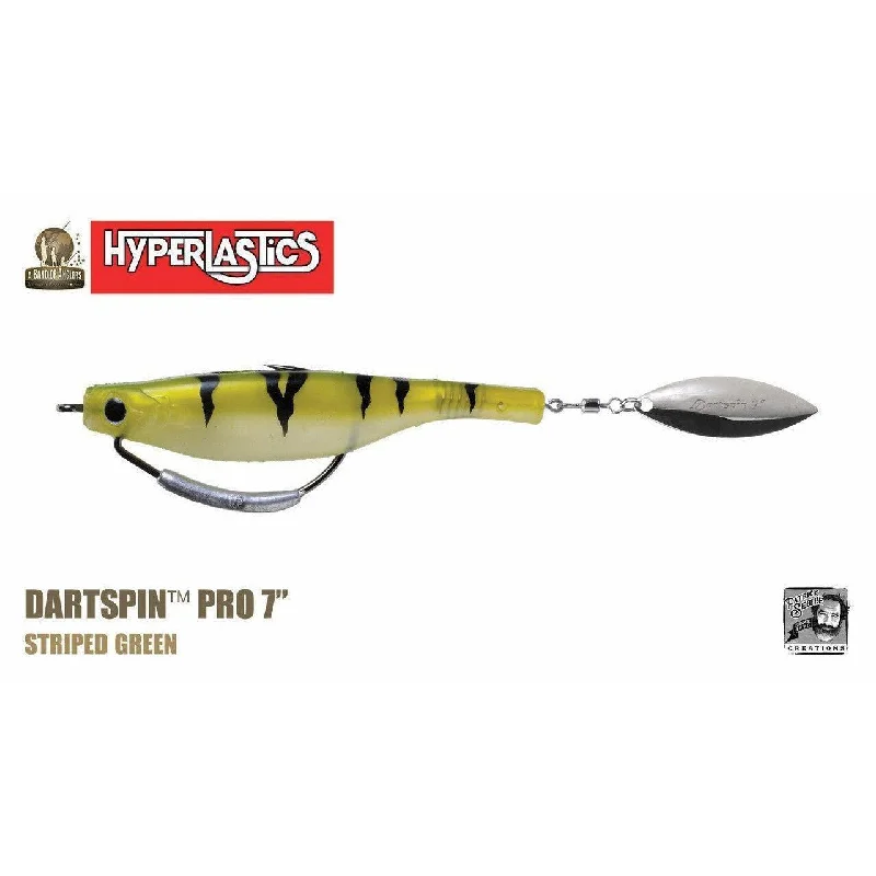 Dartspin™ Pro 7" Rigged Striped Green