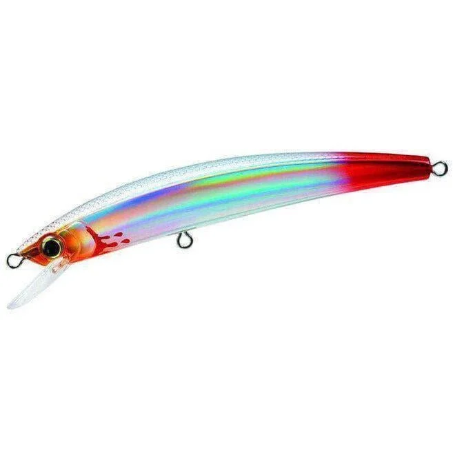 Yo-Zuri Crystal Minnow (S) R1128-HBGS 3 1/2" 3/8 Oz Bleeding Ghost Shad