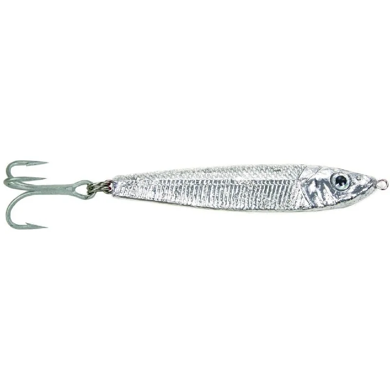 GOT-CHA Jigfish Lure 3 3/4" 3 oz 2/0 Treble Hook Silver