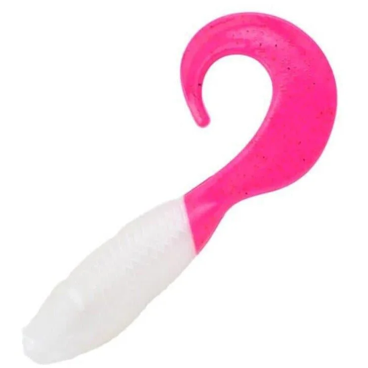 Berkley Gulp Alive Swimming Mullet Haft Pint 5" Pearl White/Pink