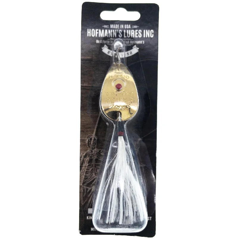 Hofmanns Lures Spinning Queen 1/4 oz. Gold White