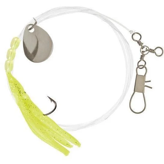 Hurricane Fss Fluke Rig 2/0 Hook 60# Green Hoochie