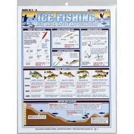 Tightlines Ice Fishing Chart #14 Rigs, Baits, Safety and Techniques.