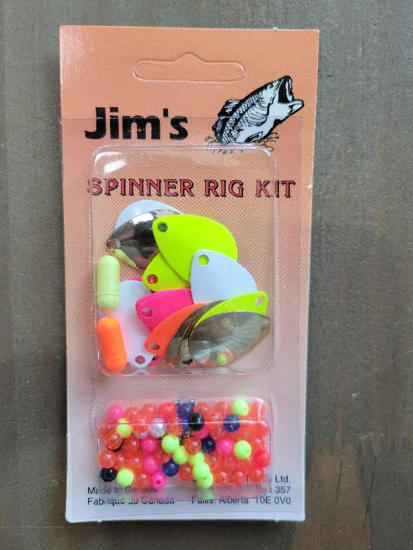 Lure making kit, assorted beads, blades, floats, and Clevis