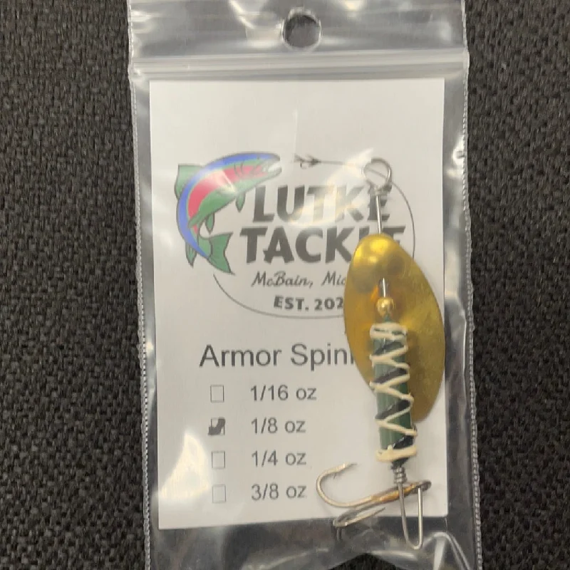 Lutke Tackle Secret Agent Armor Spinners 1/8 oz