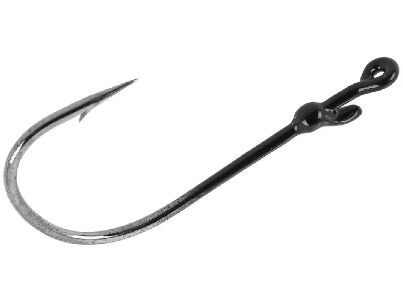 Mustad Grip-Pin Max 2X Strong Flipping Hook Black Nickel (5 Pk)