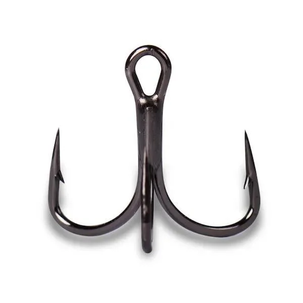 Mustad KVD Elite Triple Grip Treble Hook - 2X Short Black Nickel (6 Pk)