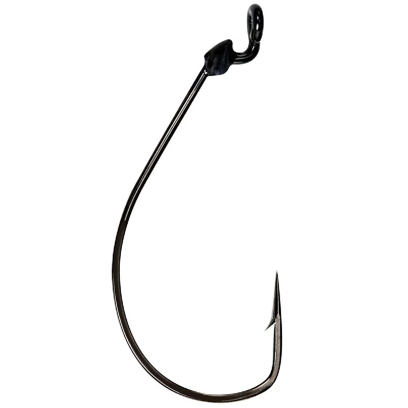 Mustad KVD Grip-Pin Soft Plastics Hook Black Nickel (5 Pk)