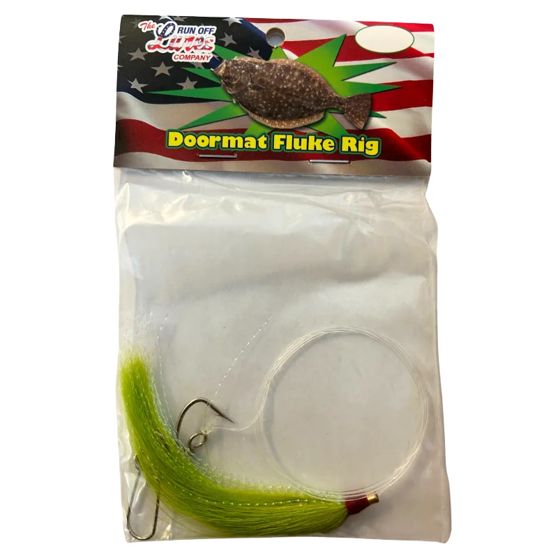 Run Off Lures Doormat Fluke Single Bucktail Rig