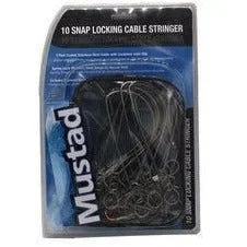 Mustad Snap Locking Cable Stringer MT083 10 Snaps