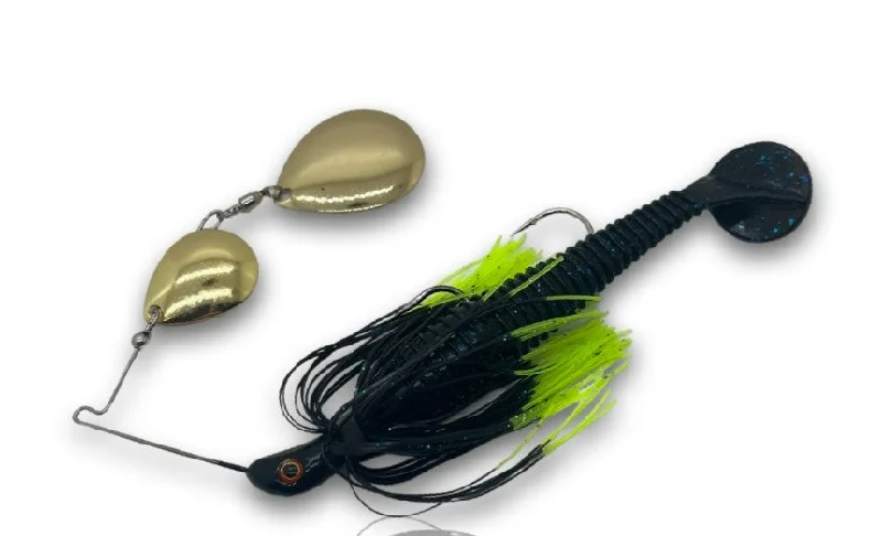 Spin Wright 1/2oz Spinner Bait Rigged With 6 Inch Plastic