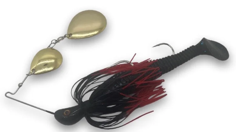 Spin Wright 5/8oz Spinner Bait Rigged With 6 Inch Plastic