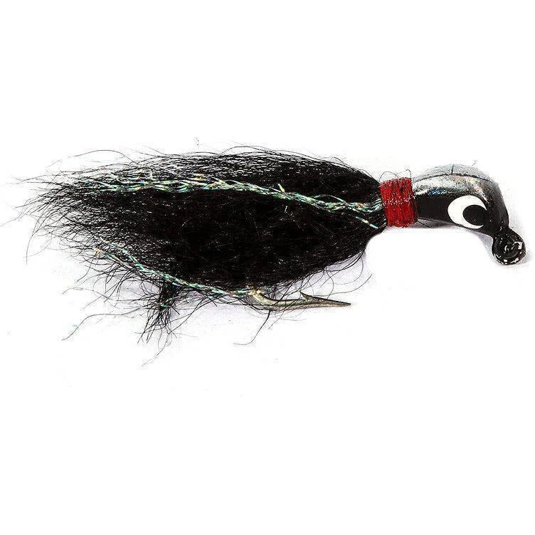 Boone Tout Bucktail Dave Workman Jr. Pro Series Size 2/0 3/8 Oz Black/Silver