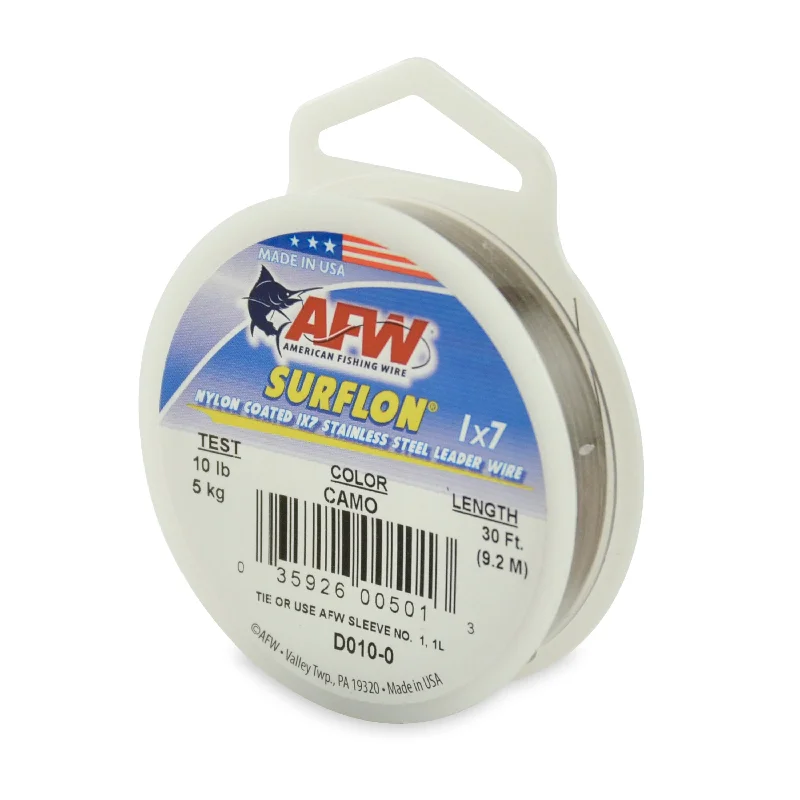 American Fishing Wire Surflon Nylon Coated 1X7 Stainless Steel Leader Wire