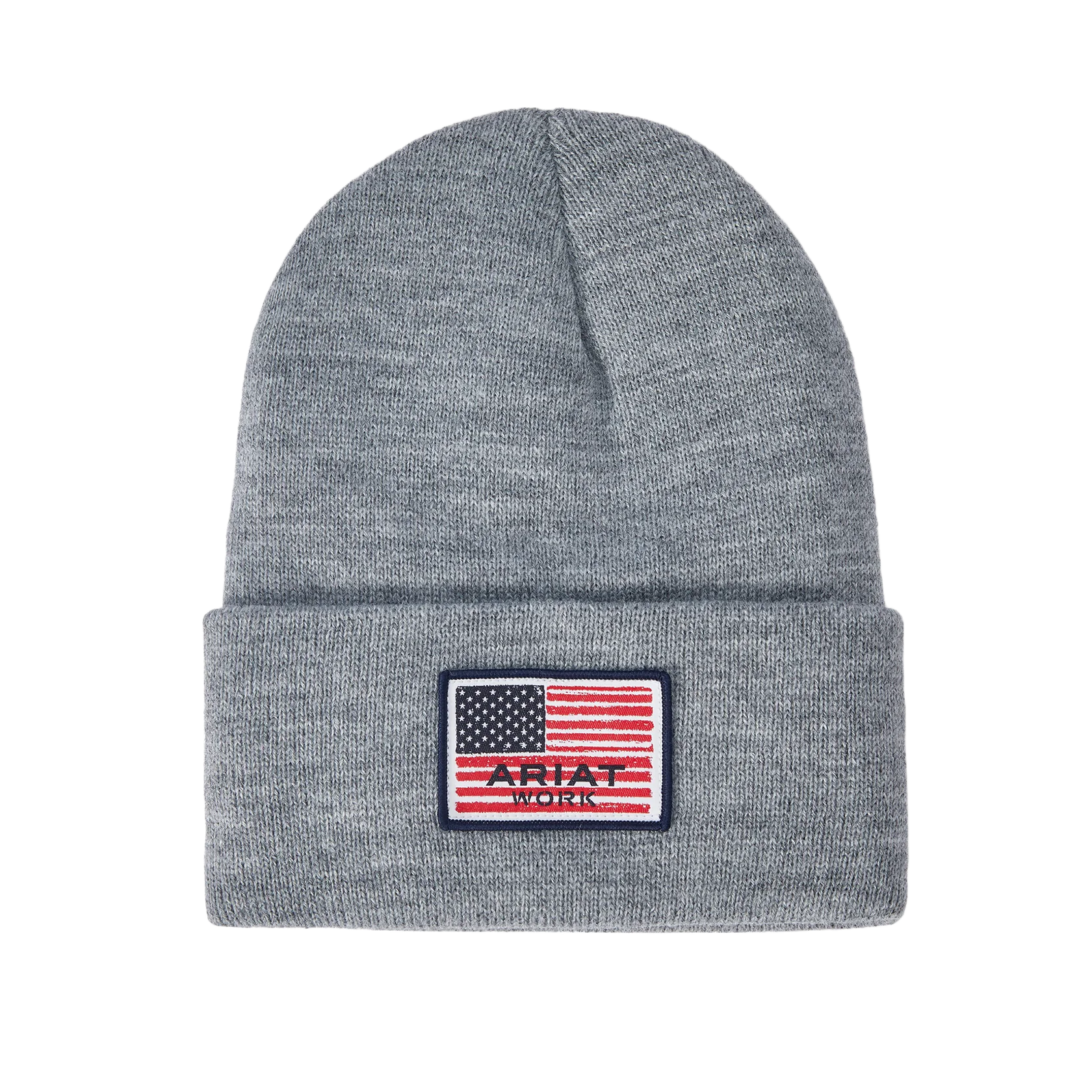 Ariat Men'S Rebar American Flag Patch Beanie