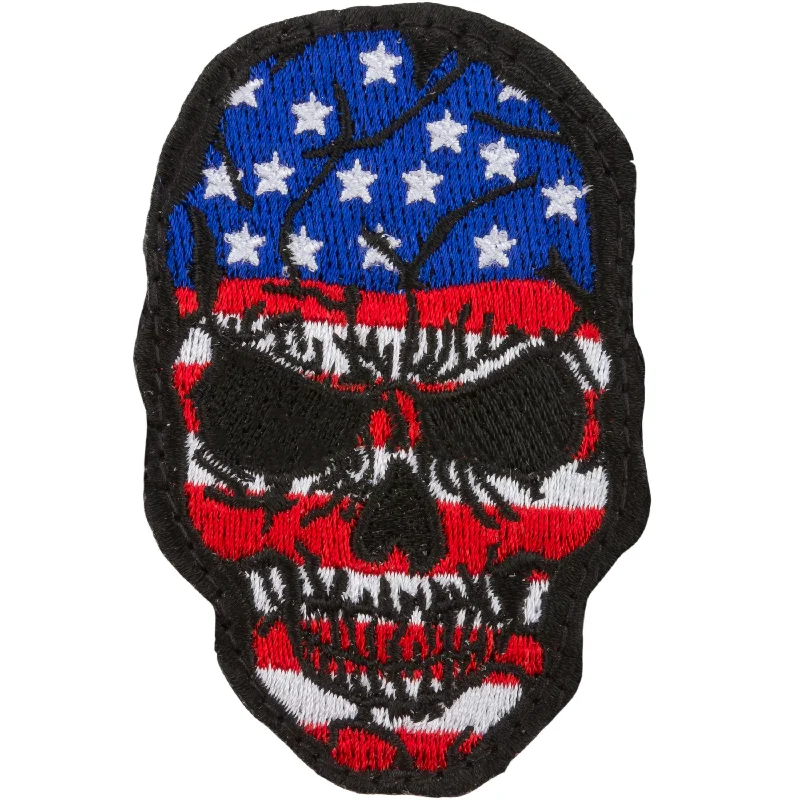 Patch America Skull