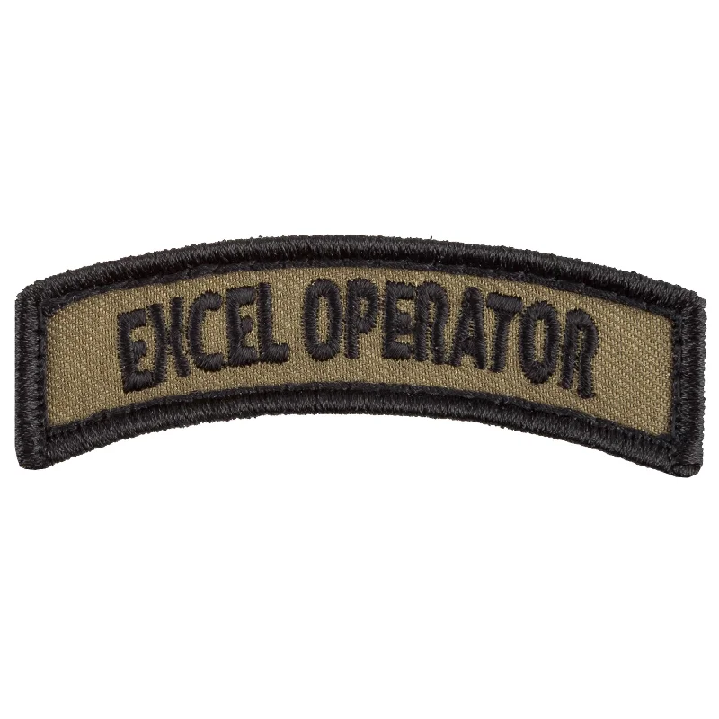 Shoulder Tab Patch Excel Operator