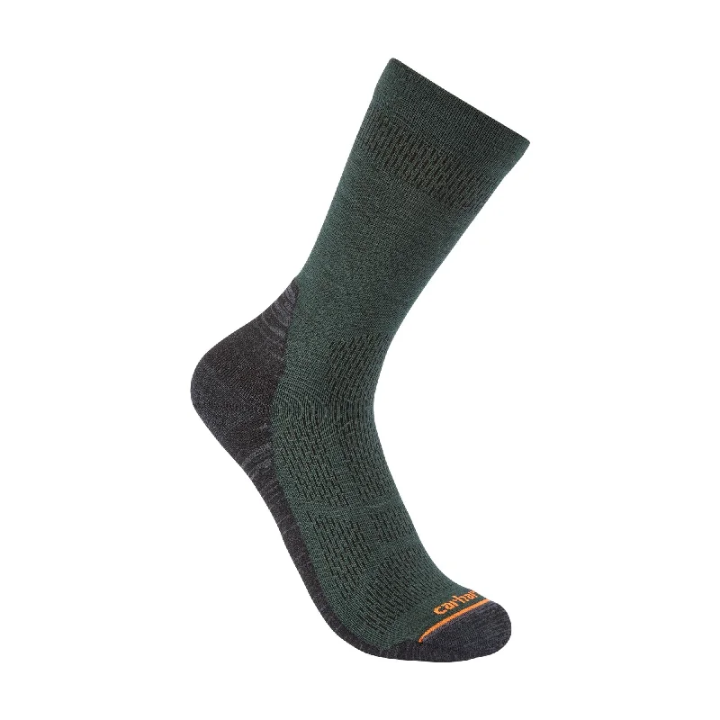 Carhartt® Lightweight Synthetic-Merino Wool Blend Crew Sock SC9140M