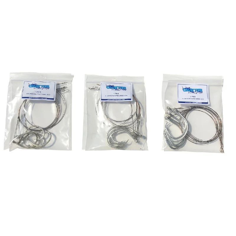 ChatterLures - Single Strand Shark Bite Leaders (5 Pack)