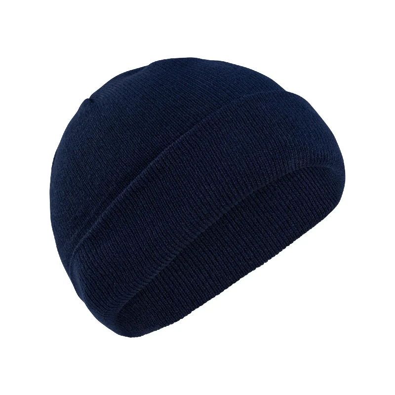 Fine Knit Watch Cap dark blue