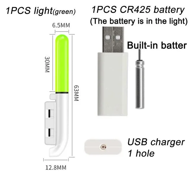 1 Pcs Green + 1 Battery Charger + 1 Battery CR425