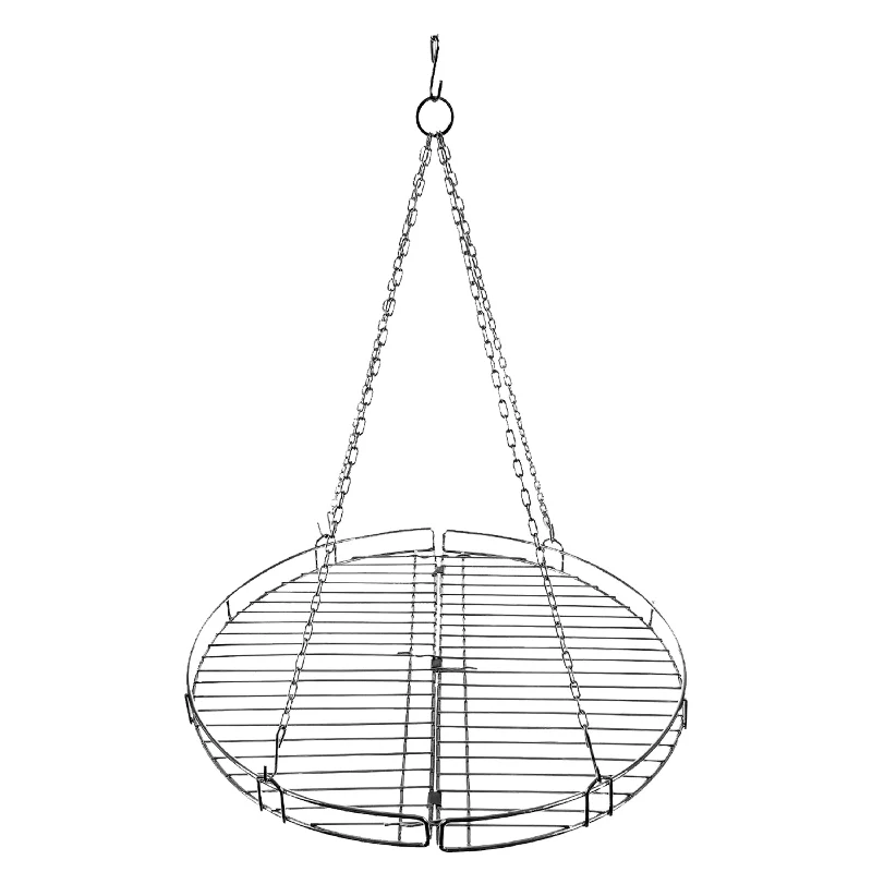 Folding Grill Rack with Chain 46.8 cm