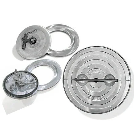 Freeman - Round Hatch w/ Stainless Steel Ring