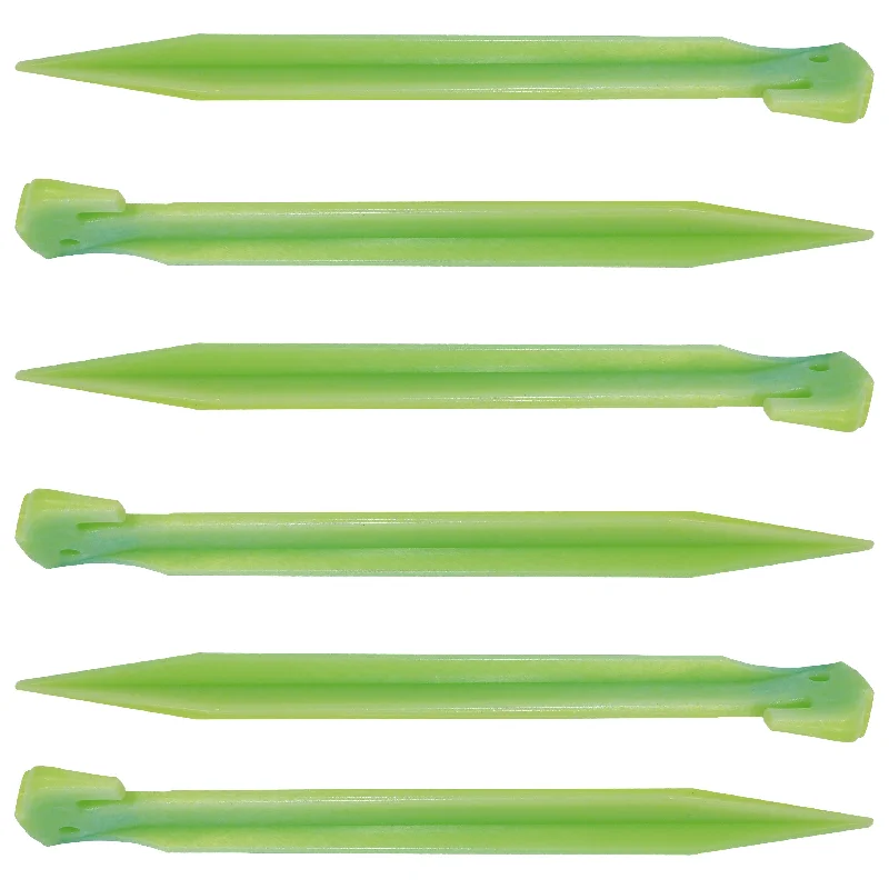 Tent Stakes ABS 6-Pack green GID