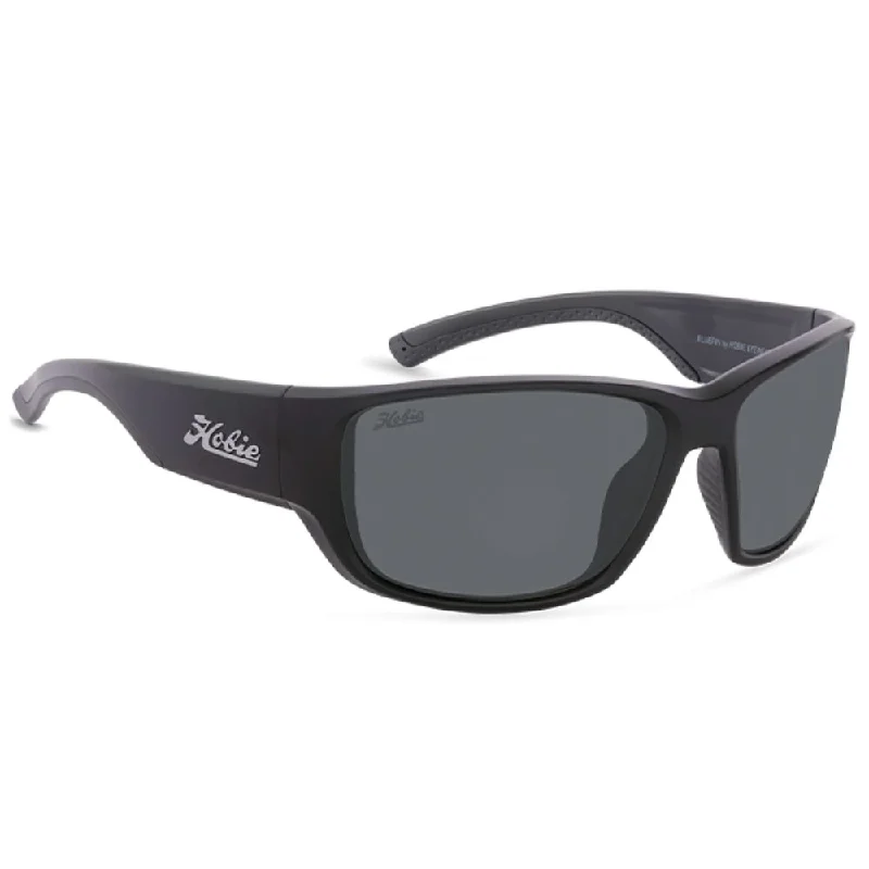 Black Satin Frame, Grey Polarized Lens