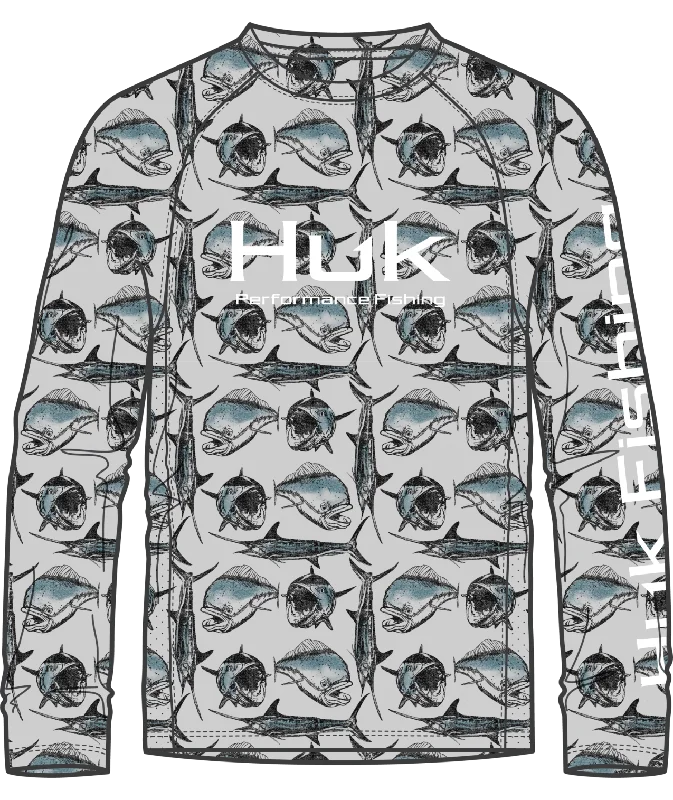 Huk Pursuit Printed Crew