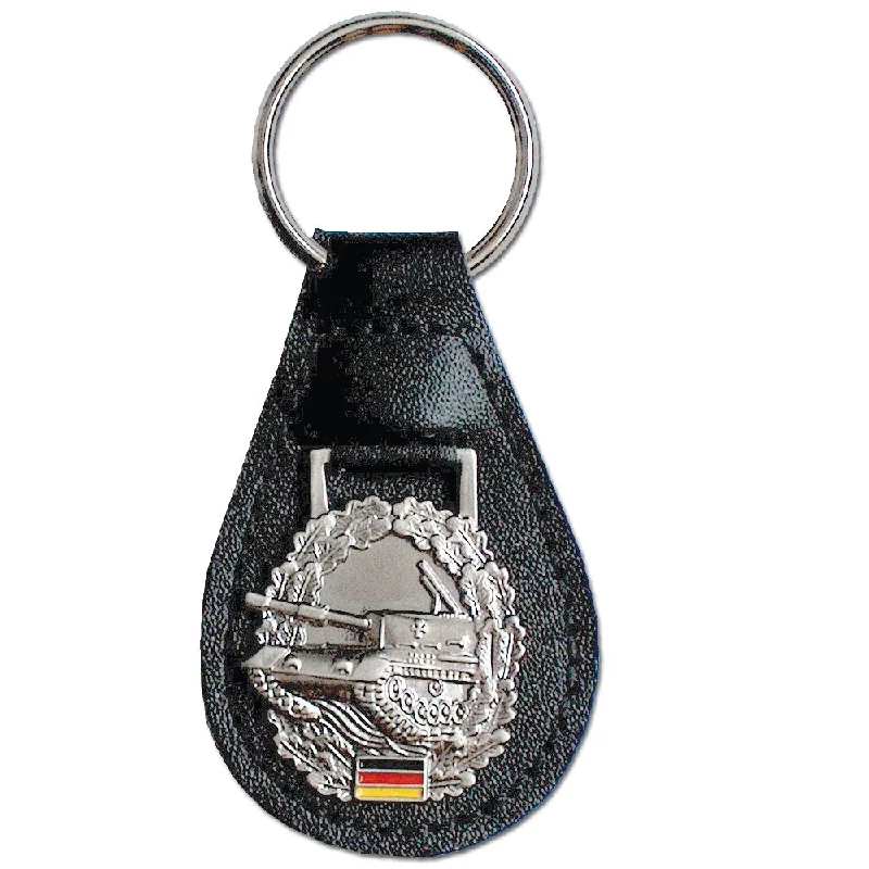 Keyring with BW Beret Insignia Panzertruppe