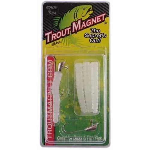 Leland Trout Magnet Replacement Jig Heads - 9 Piece Pack, Glow in the Dark