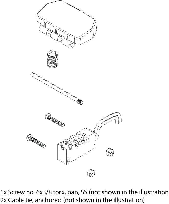 Lowrance Ghost Button, Momentary Switch Kit  000-15314-001