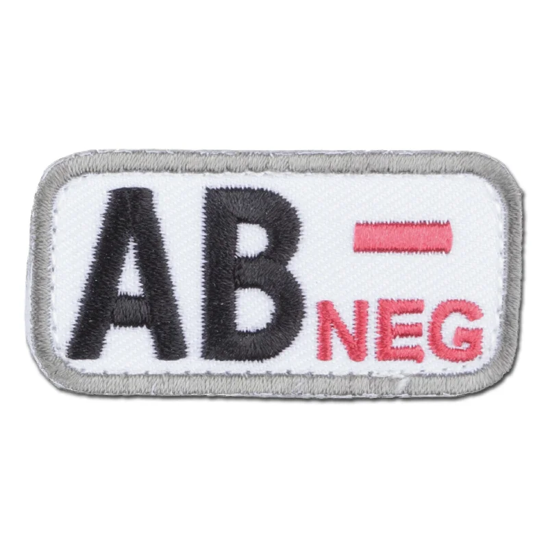 MilSpecMonkey Patch Blood Type AB Neg medical