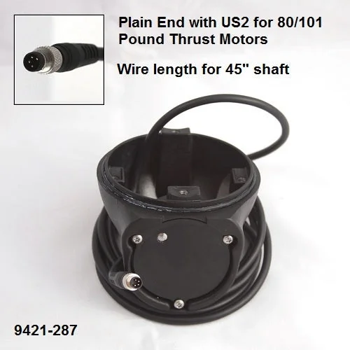 Minn Kota PLN END HSG/TRNDCR ASY 4.0 | 80LB THRUST | 45" | TRANSDUCER P/N: 9421-287