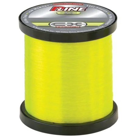 P-Line CX Premium Fluorocarbon Coated Line | 12 Lb.; Hi-Vis Fluorescent Green; 3000 Yds.