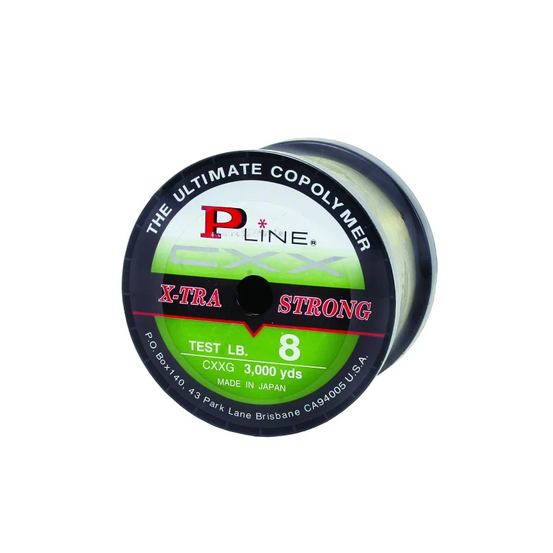 P-Line CXX X-tra Strong Copolymer - Moss Green - 6 Lb. - 3000 Yards