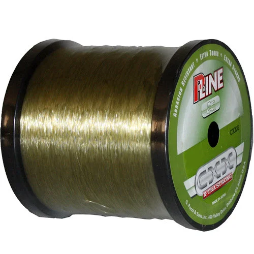 P-Line CXX X-Tra Strong Monofilament Line Bulk Spool | 17 Lb.; Moss Green