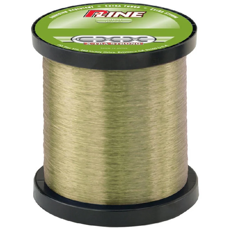 P-Line CXX X-Tra Strong Monofilament Line Bulk Spool | 25 Lb.; Moss Green