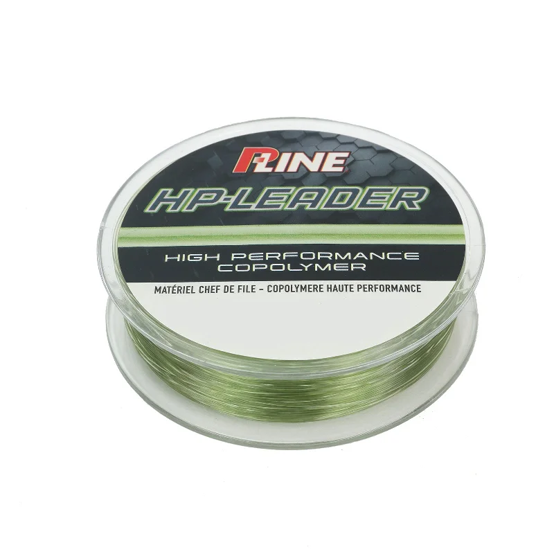 P-Line HP Leader Copolymer Material | 15 Lb.; Moss Green; 50 Yds.