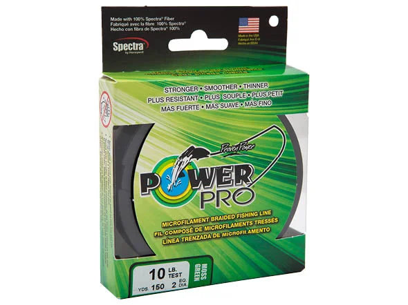 Power Pro 20lb 300yds Braided Spectra Fishing Line Moss Green