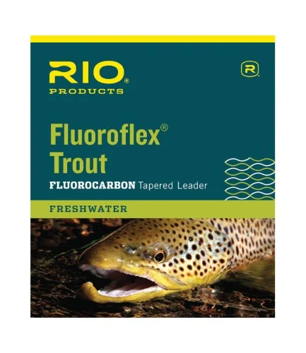 Rio Fluoroflex 9 Ft Knotless Tapered Leaders 1X - Fly Fishing