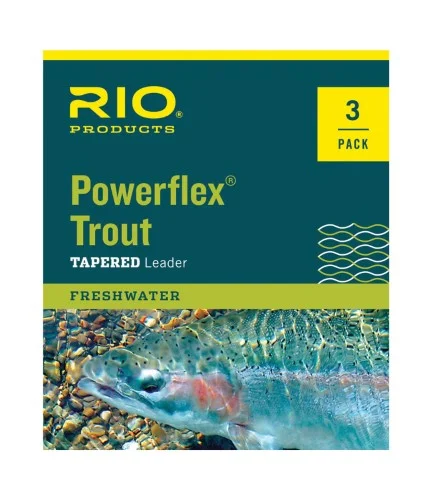 RIO Powerflex 7.5 Ft. Trout Leader  - 3 Pack, 5X