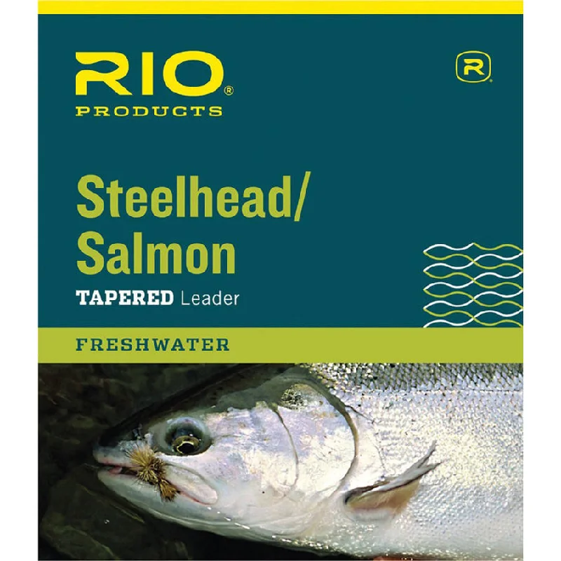 RIO Steelhead/Salmon Tapered Leader - Glacial Green - 10 Lb. - 12'