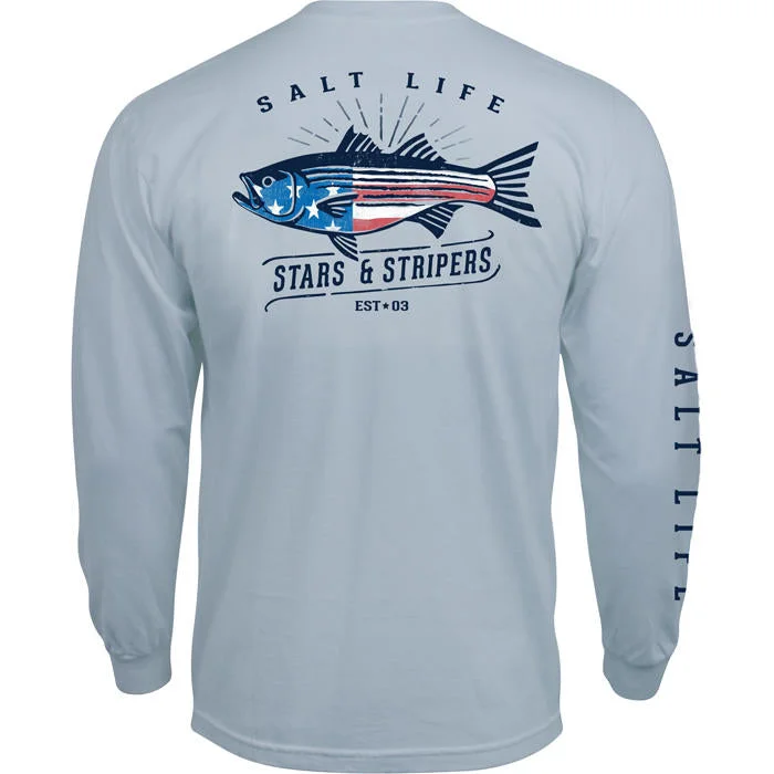 Salt Life Stars and Stripers LS