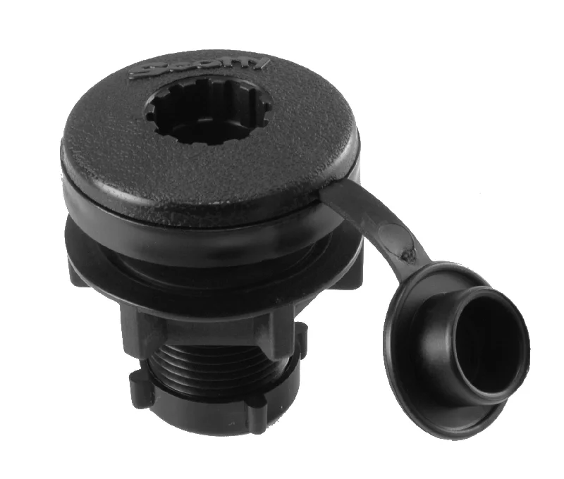 Scotty Compact Threaded Deck Flush Mount & Rain Cap