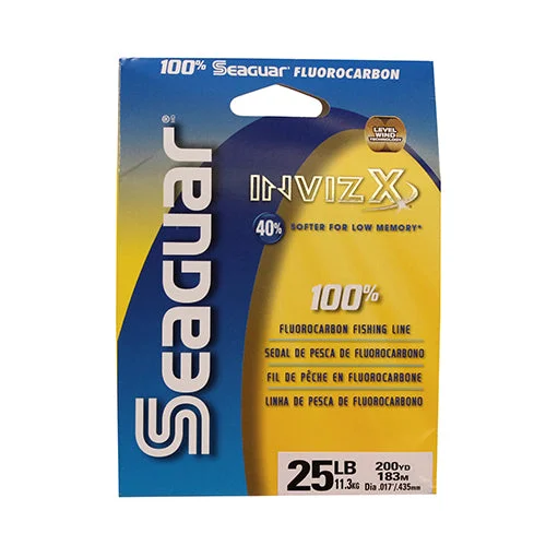 Seaguar InvizX Fluorocarbon Line - 25lb - 200yd